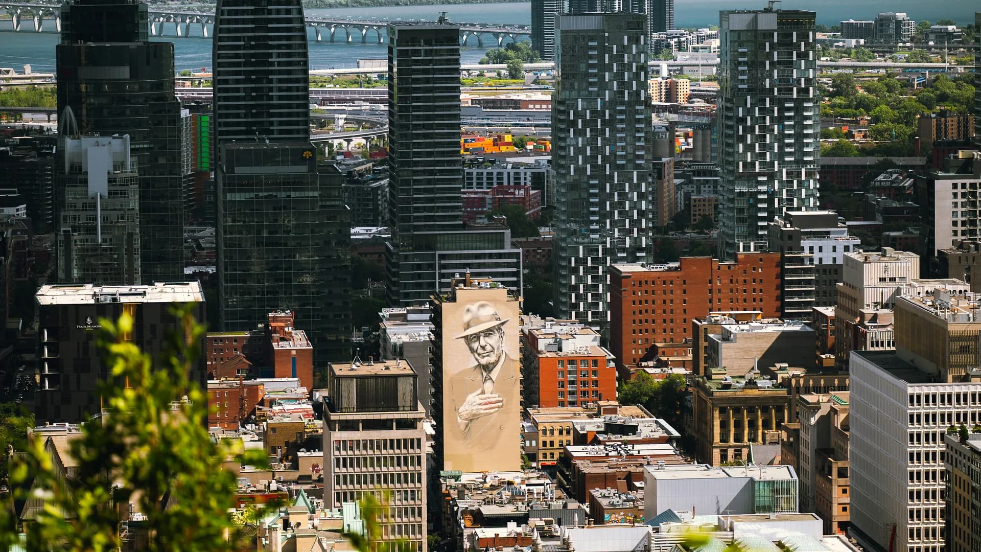 Vue d'ensemble du centre-ville de Montréal