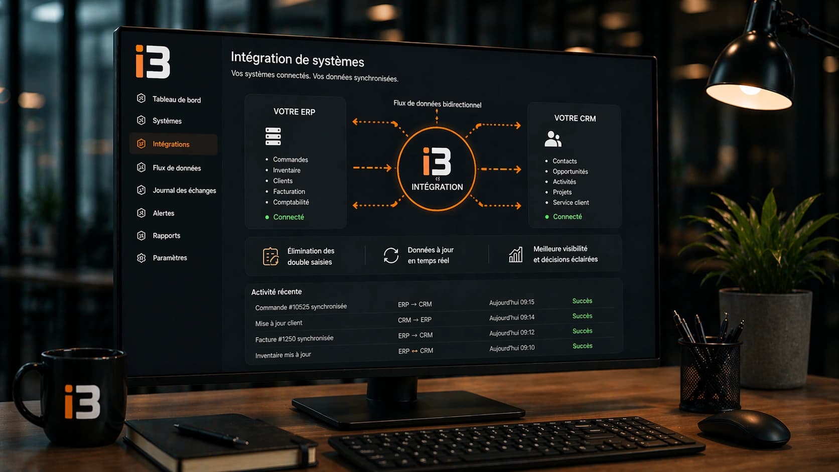 Enterprise servers and connected business systems